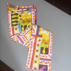 D&G Multicolor Patterned Women's Jeans